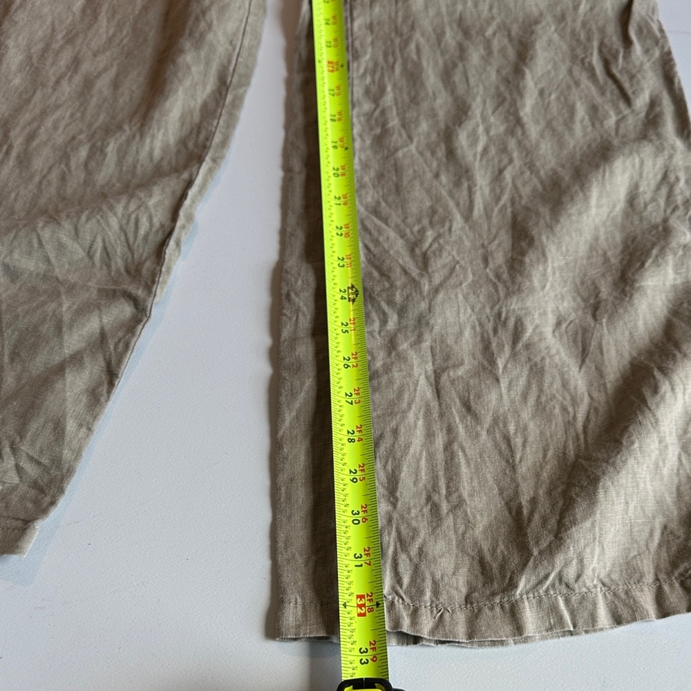 Victoria's Secret Flax Linen Pants size 10 Long - Picture 5 of 7